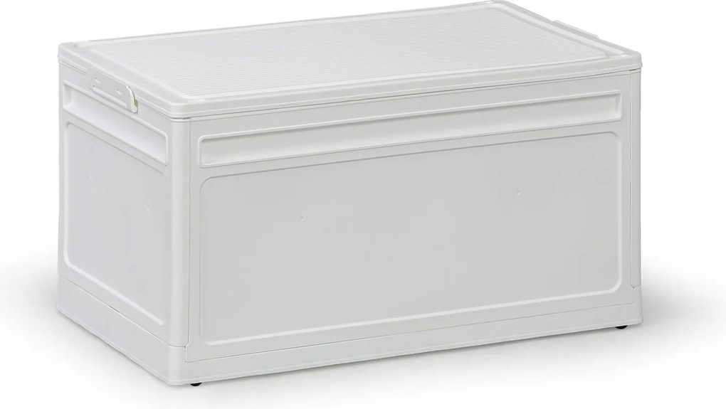 Duży składany regałowy pojemnik XXL 94 l, 660x400x358 mm, biały