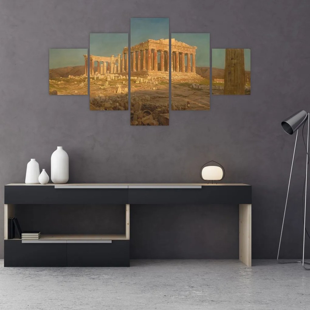 Obraz - Frederic Edwin Church, The Parthenon, reprodukcje (125x70 cm)