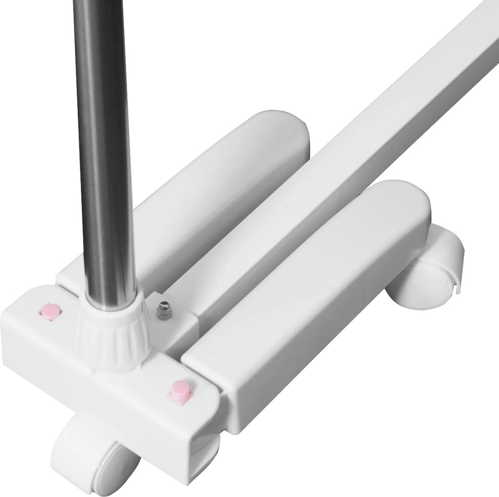 HOMCOM Suszarka na Pranie do Ubrań Wieszak Stojak 2 Poziomy 62x139x83-140cm | Aosom PL