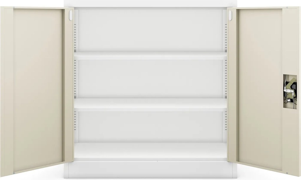 Szafka biurowa Eco Design Beata 90x40x93 cm biały/dąb sonoma