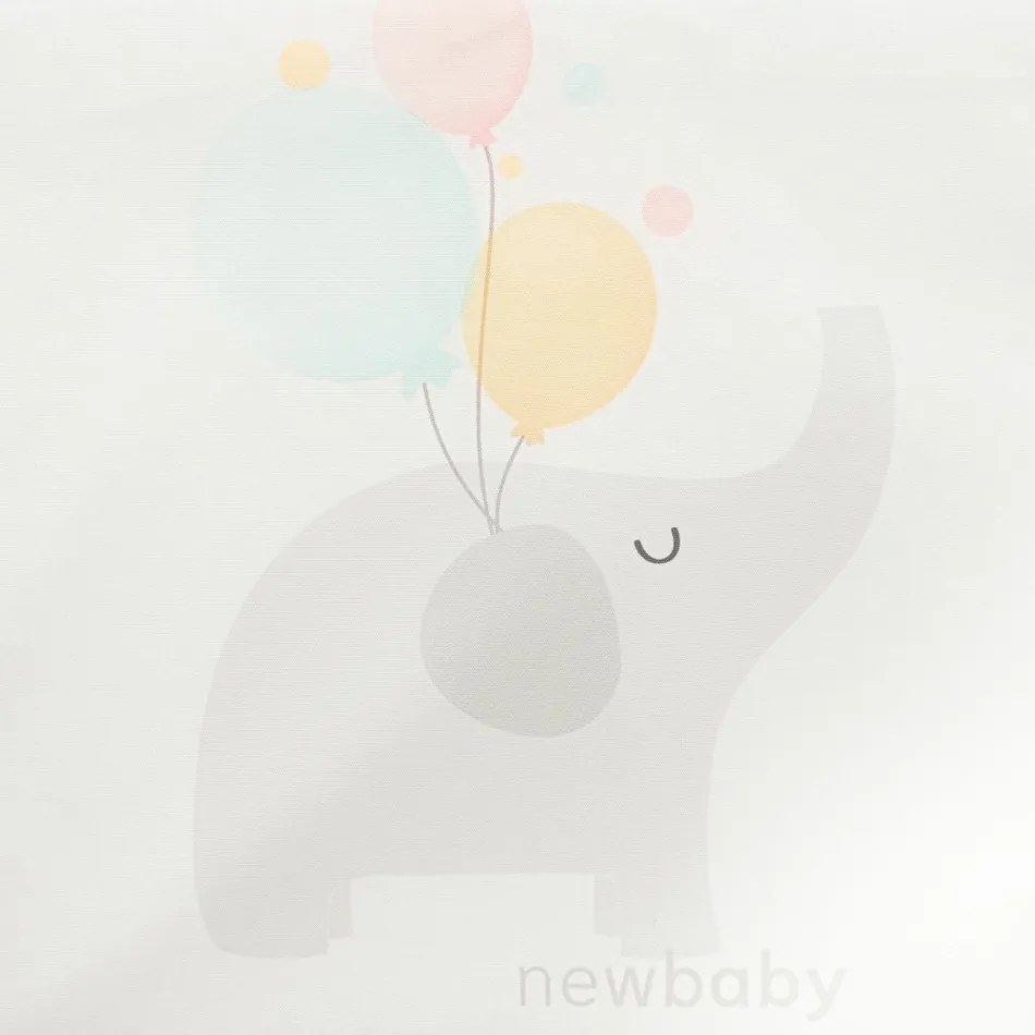 New Baby Rozkładane krzesełko dla dzieci Elephant,szare