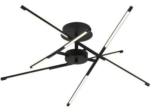 Rabalux 71338 - LED Żyrandol natynkowy HENLI2 LED/40W/230V 3000K czarny