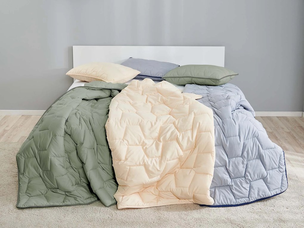 Poduszka i kołdra Adaptivego z termoregulacją 140x200 cm kremowy