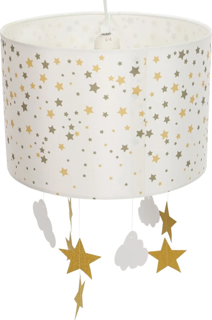 Lampa do pokoju dziecięcego CLOUD, gwiazdki, Ø 30 cm