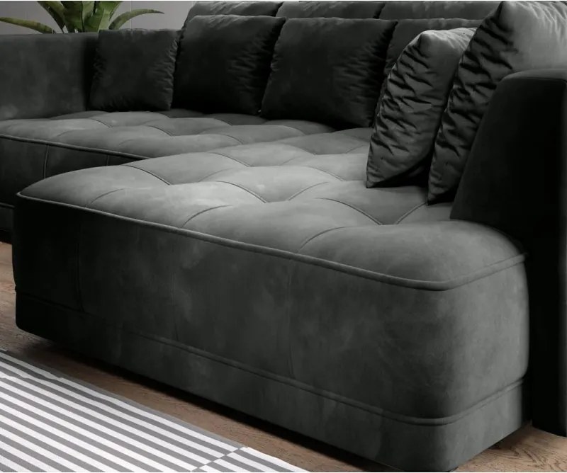 Narożnik TIGA BOX z funkcją spania z elektryczną regulacją siedziska WERSAL