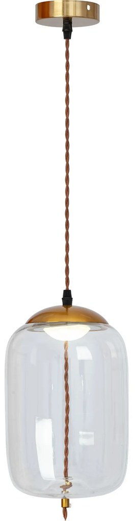 Lampa LED Sufitowa Wisząca Szklana APP444-CP