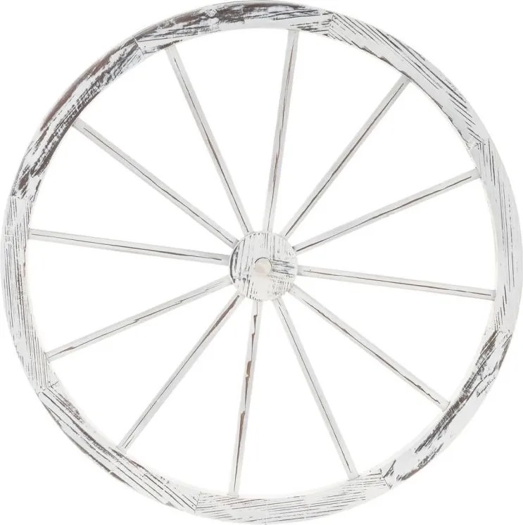 GARTHEN Dekoracyjne drewniane koło 90 cm