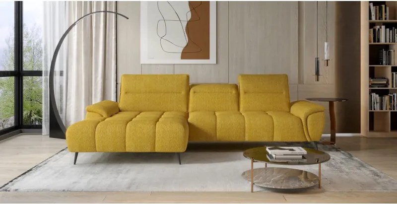 Narożnik MONTANA S układ L z elektryczną regulacją siedziska WERSAL