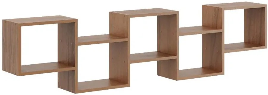 Półka ścienna w kolorze orzecha W9-T72