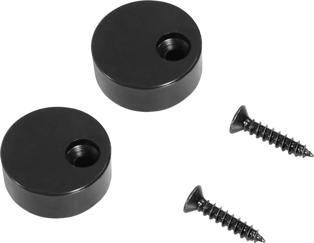 HOMCOM Zestaw szyn przesuwnych do drzwi, max. 100 kg, Metal, Czarny, 200 cm