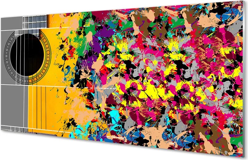 Panel nad Blat Kuchenny Kolorowa Gitara Akustyczna