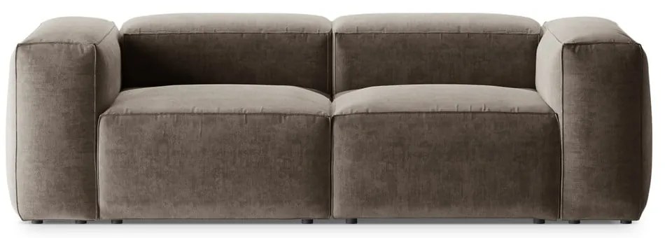 Brązowa sofa 224 cm Bergamo – Cosmopolitan Design