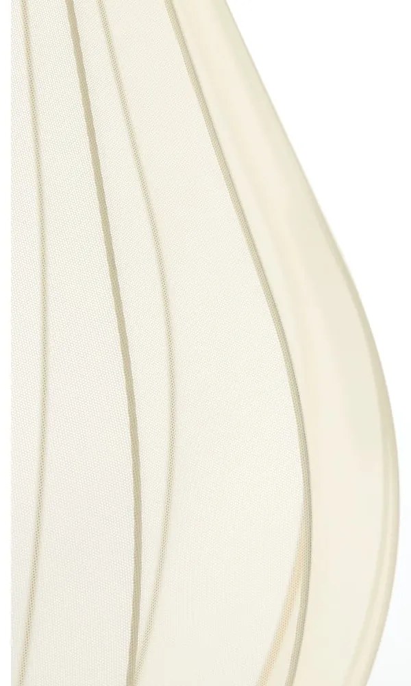 Beżowa lampa wisząca z tekstylnym kloszem ø 38 cm Itela – Light &amp; Living