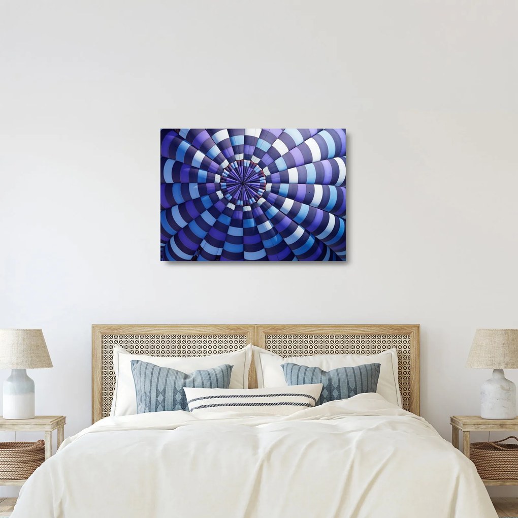Obraz na szkle - struktura latającego balonu (70x50 cm)