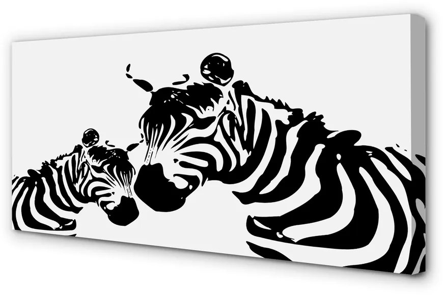 Zdjęcie na płótnie Malowane Zebry