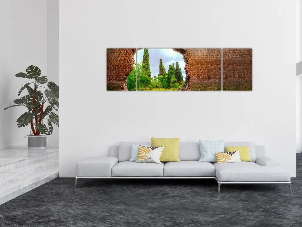 Obraz - Ogród Eden (170x50 cm)