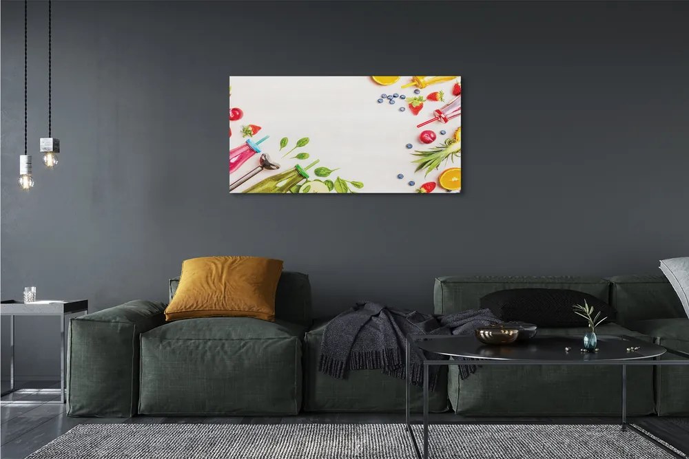 Obraz drukowany na płótnie Zielony Koktajl Witaminowy