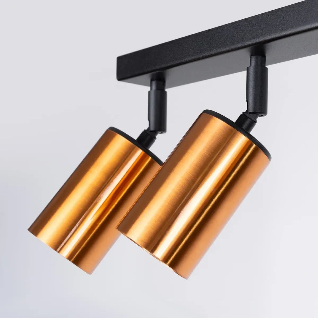 Listwa oświetleniowa WINX 6L czarna/miedź SOLLUX LIGHTING