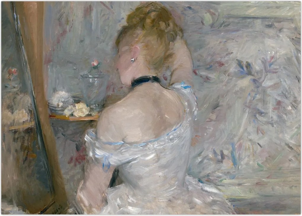 Obraz - Berthe Morisot, Woman at Her Toilette, reprodukcje (70x50 cm)