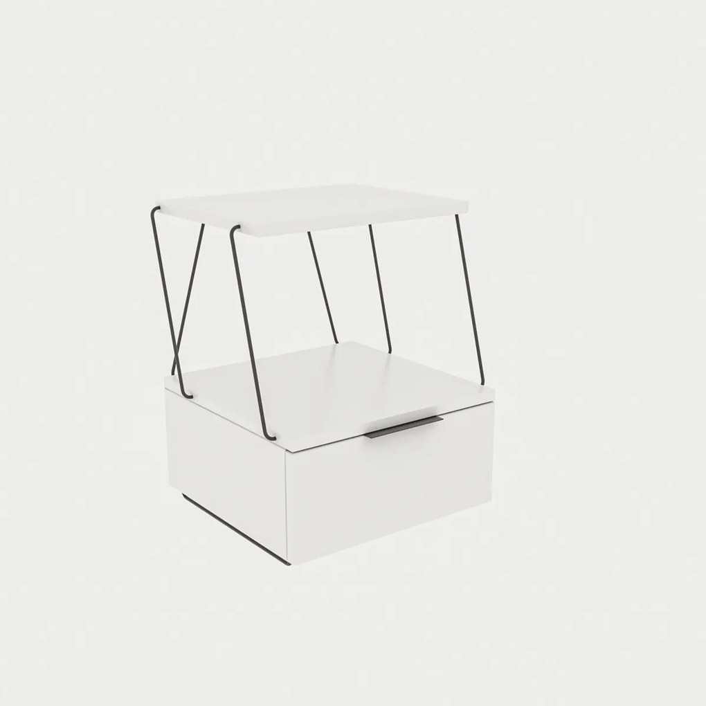 Stolik nocny Tekoba White
