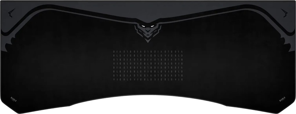 Podkładka ochronna na biurko Diablo X-Forge 160 cm, Burned Black