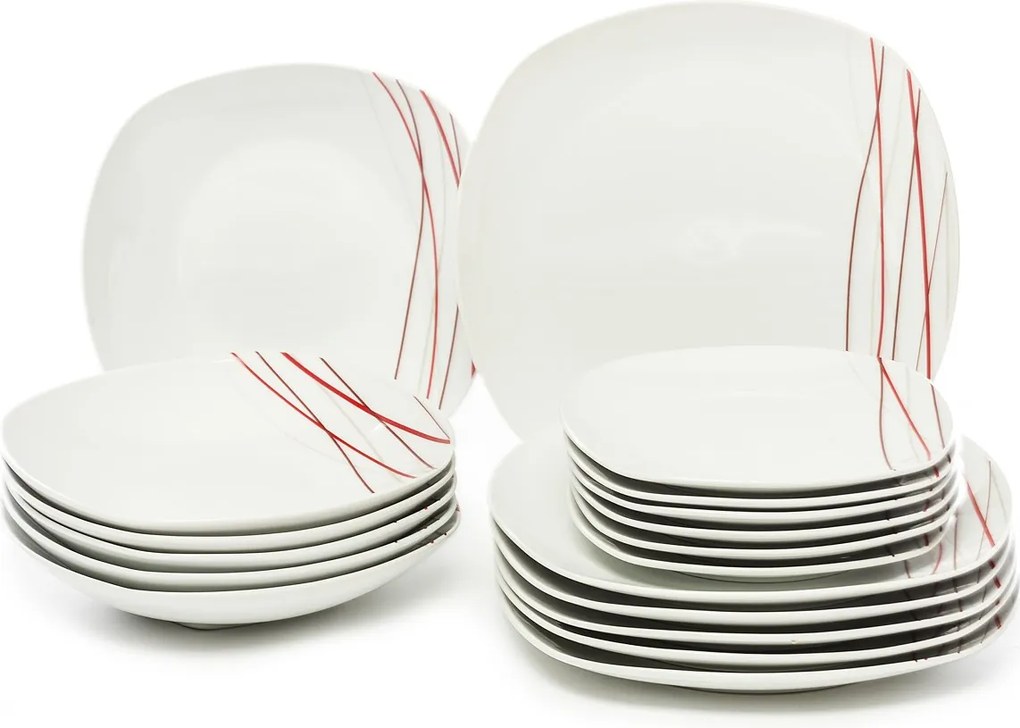 Domestic Sencilla 18-częściowy zestaw talerzy, MÄSER