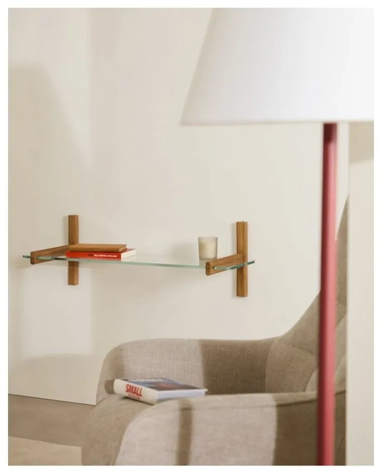 Szklany komponent – półka 90x10 cm Sitra – Kave Home