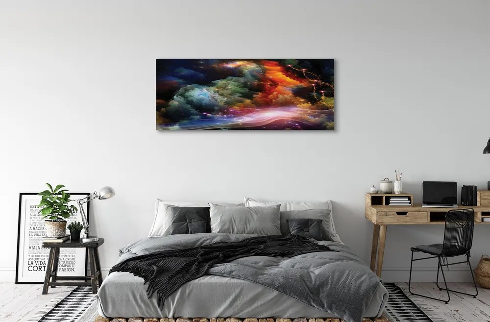 Duży obraz na płótnie Cyfrowa Sztuka Fraktali