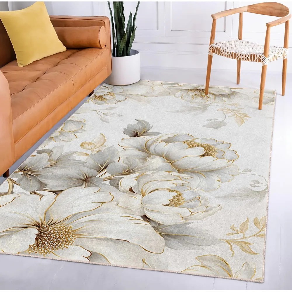 Kremowy chodnik odpowiedni do prania 80x200 cm Soft and Gentle – Mila Home