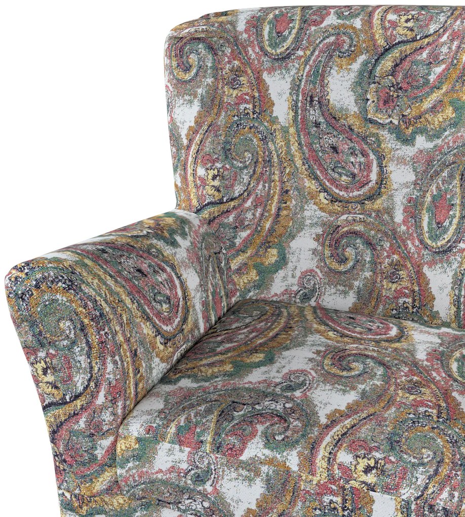 Pokrowiec na fotel Tomelilla wysoki z zakładkami