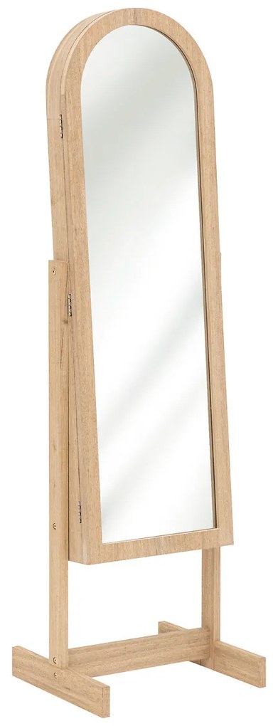 Szafka na biżuterię z lustrem SOLEYA, 42 x 37,5 x 145 cm