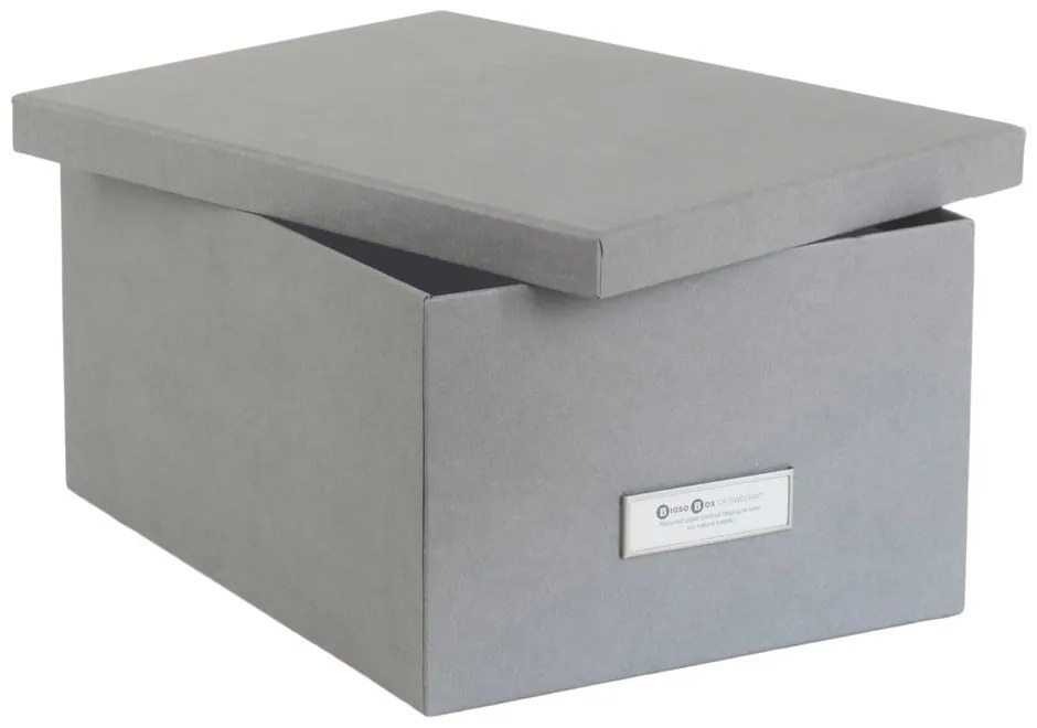 Zestaw 3 szarych pudełek Bigso Box of Sweden Inge