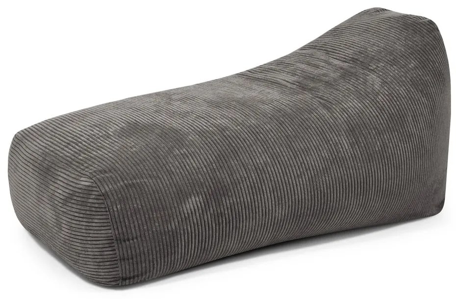 Ciemnoszary sztruksowy worek do siedzenia Snug Long 140 – SLOWDOWN