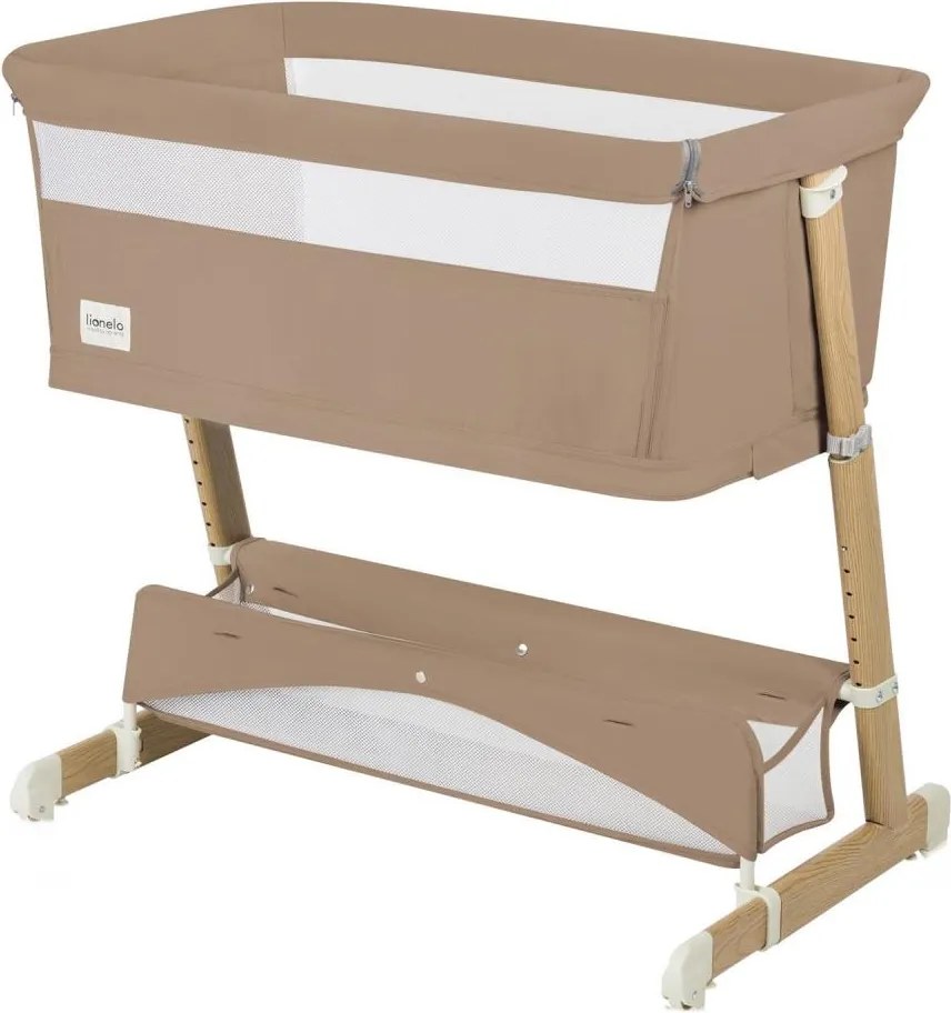Lionelo - Łóżeczko dziecięce 5 w 1 THOMI PLUS Beżowy Karmel