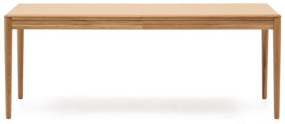 Rozkładany stół z dodatkowym blatem w dekorze dębu 90x200 cm Lenon – Kave Home