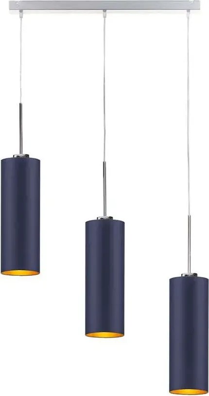 Lampa wisząca z regulacją na chromowanym stelażu 5 kolorów K8-W50