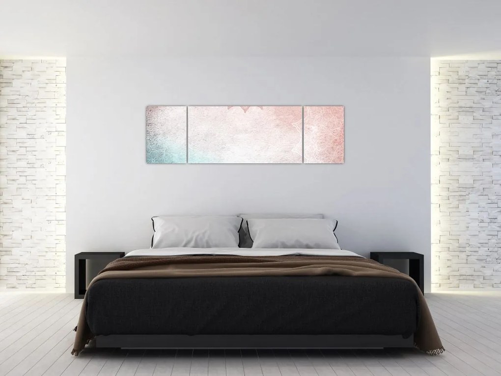 Obraz - Mandale na ścianie 2 (170x50 cm)