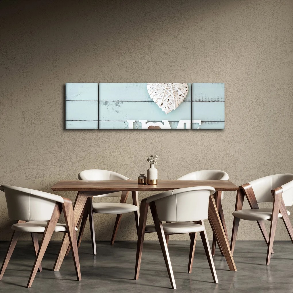 Obraz - I love home (170x50 cm)