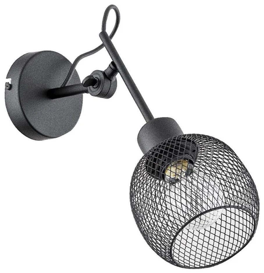 Kinkiet POLO 1xE27/15W/230V czarny