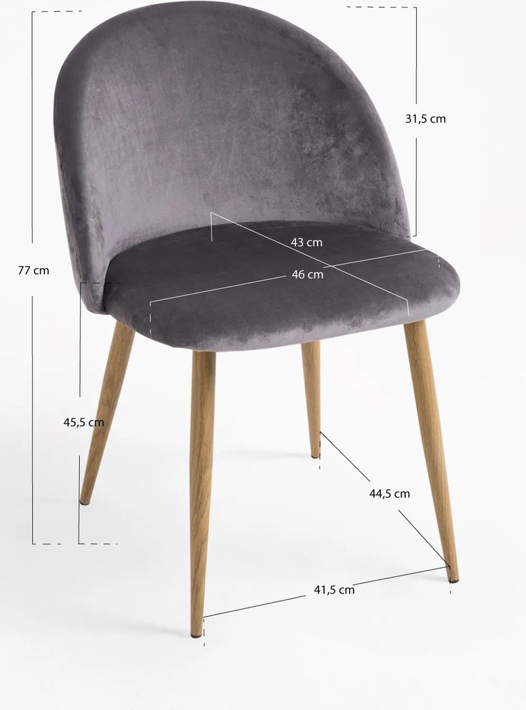 Silla Vint Terciopelo