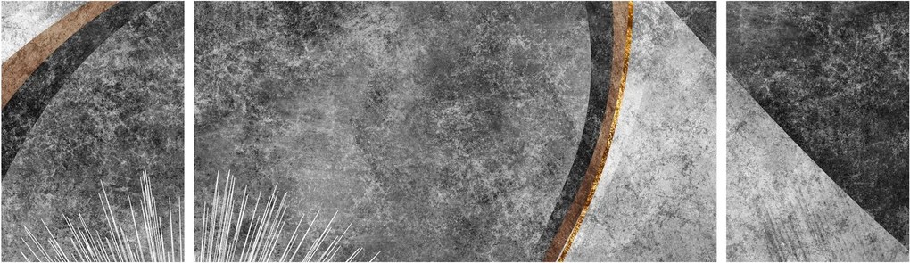 Obraz - Abstrakcja w betonie (170x50 cm)