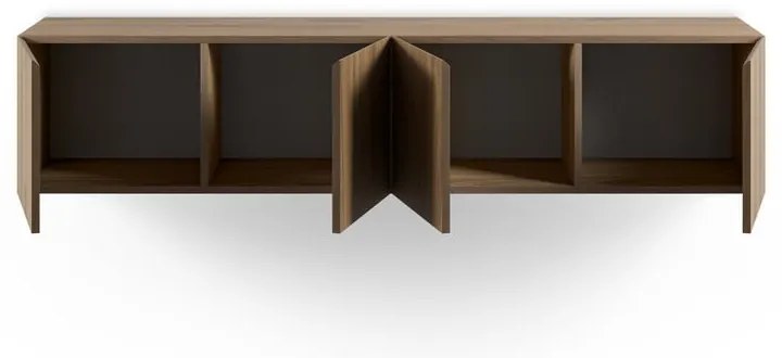 Szafka pod TV w dekorze dębu w naturalnym kolorze 180x38x35 cm Daroca – Marckeric