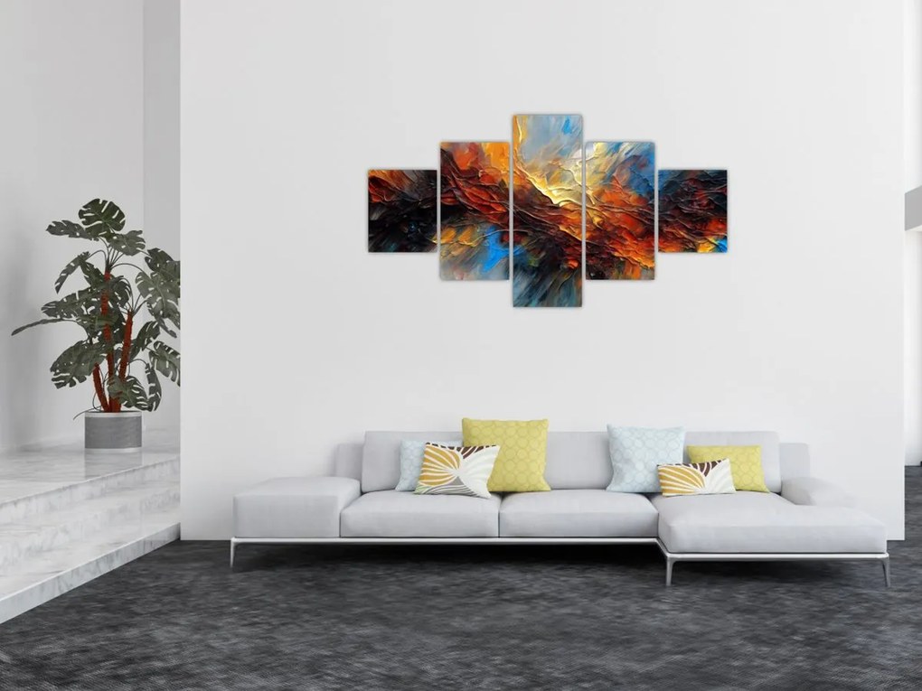 Obraz - Tekstura koloru (125x70 cm)