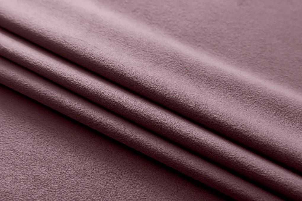 Jasnofioletowa zaciemniająca zasłona VELVET 140x270 cm Zawieszanie: Taśma z wiązaniami