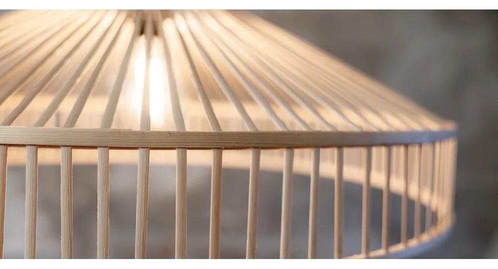 Lampa wisząca z bambusowym kloszem ø 70 cm Tapa – Markslöjd