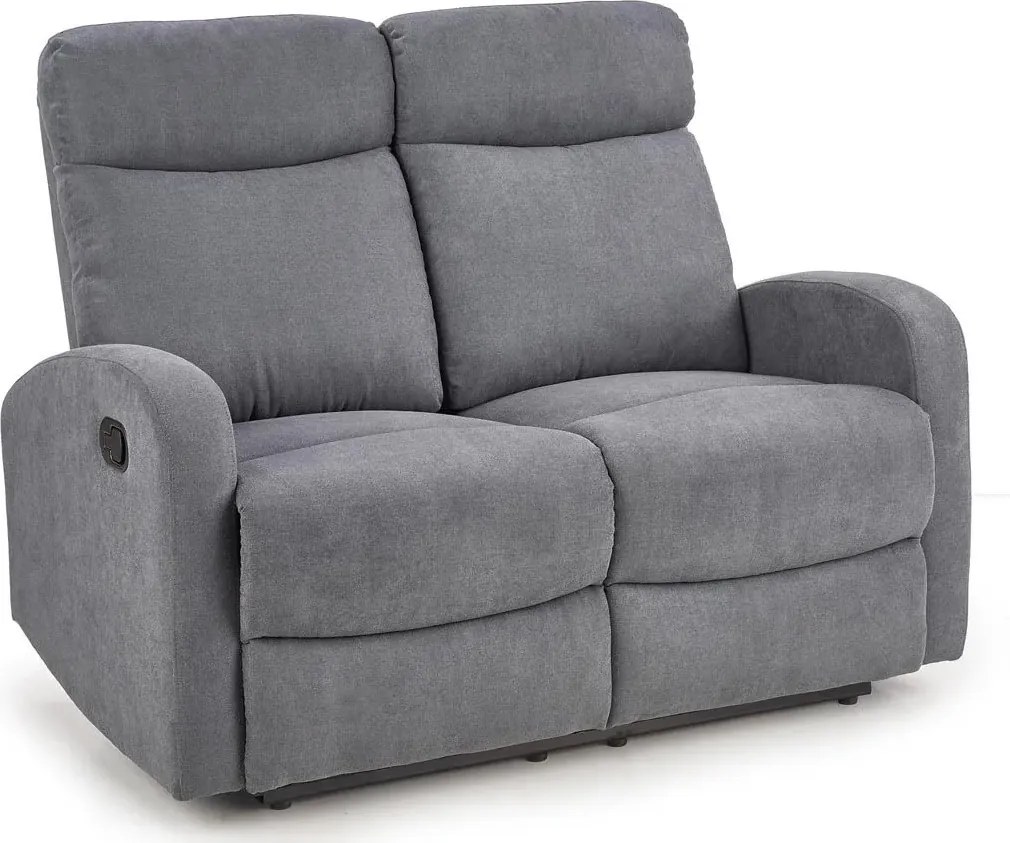 Sofa podwójna rozkładana popielata L7-M76