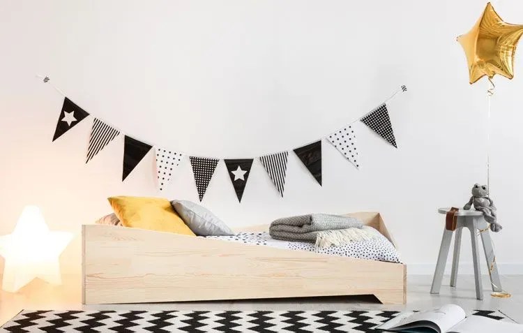 Drewniane łóżko dziecięce S4-N70