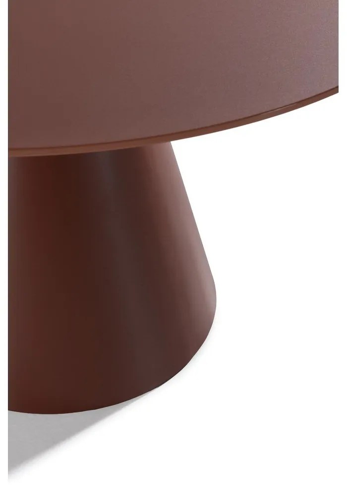 Okrągły stół ze szklanym blatem ø 120 cm Vida – MOME