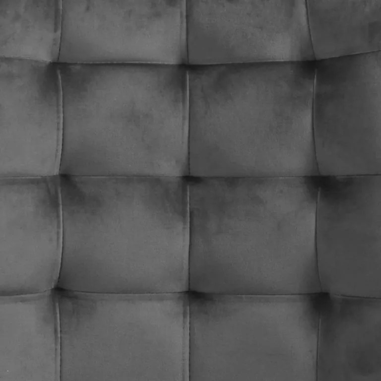 MIADOMODO Zestaw krzeseł do jadalni, ciemnoszary 2 sztuki