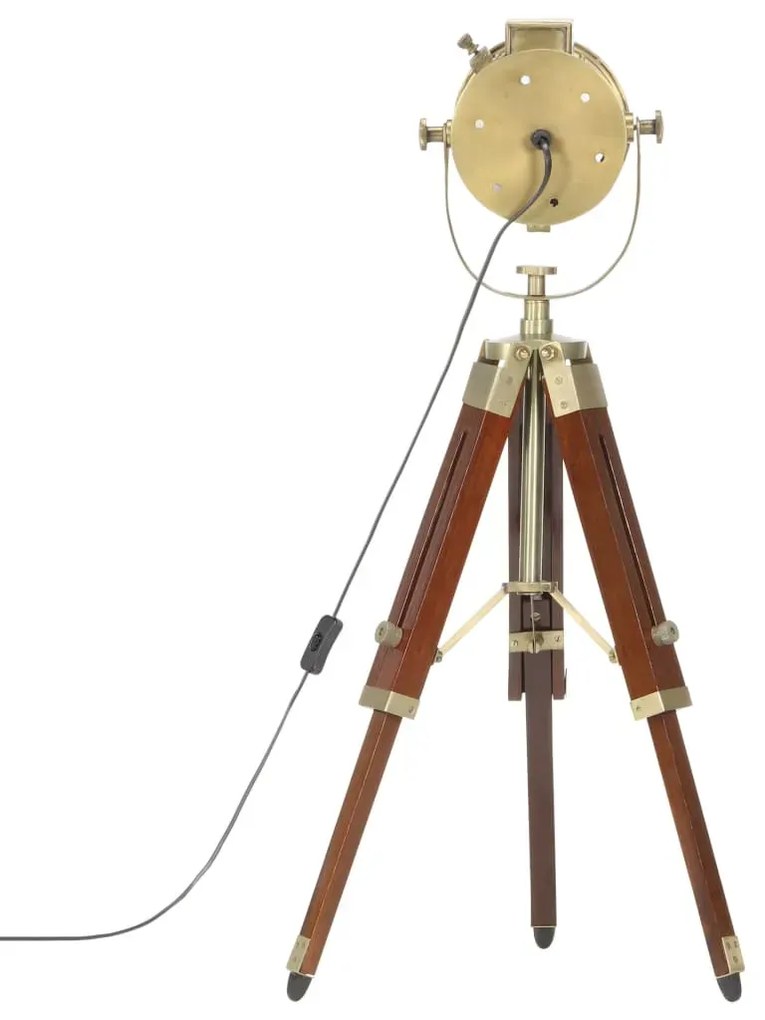 Brązowa lampa stojąca retro z regulacją wysokości - 5X EX190 K8-S34